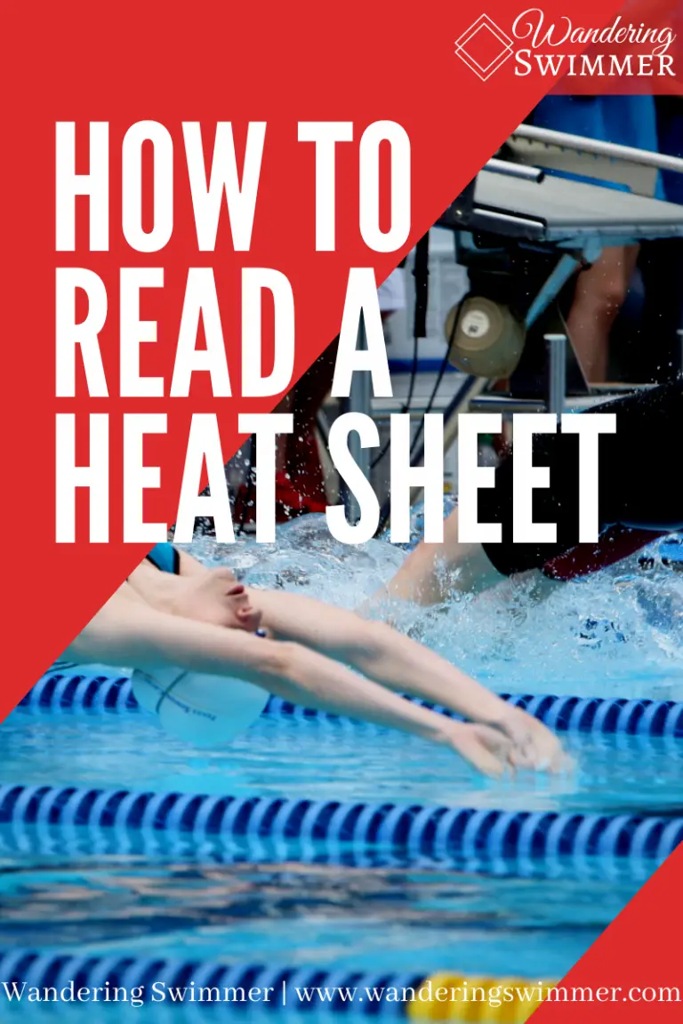 How to Read a Heat Sheet Wandering Swimmer