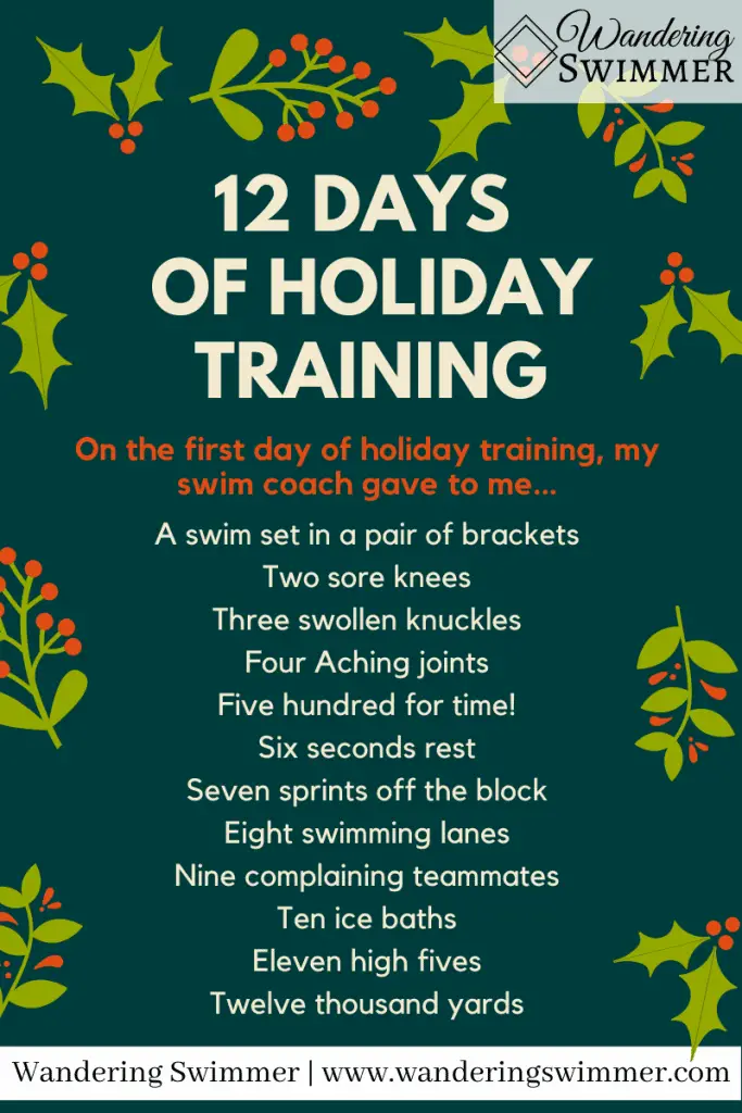 12 Days of Christmas Swim Workout Challenge