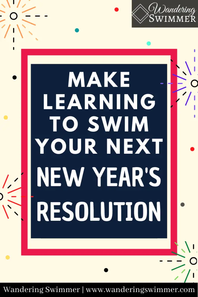 pin image: make learning to swim your next new year's resolution