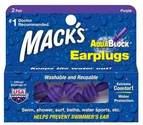 Image of Mack's AquaBlock Earplugs for Swimming