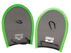 Image of Arena Flex Swim Paddles with green border