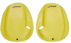 Image of yellow FINIS Agility Swim Paddles