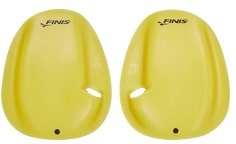 Image of yellow FINIS Agility Swim Paddles